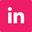 pink linkedin logo